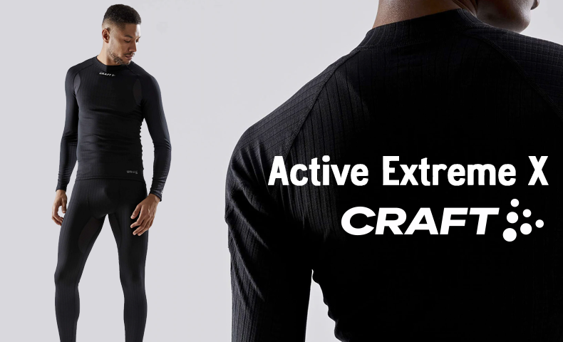 クラフト Active Extreme X 長袖ラウンドネック ブラック