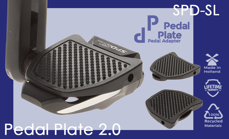 ペダルプレート 2.0 シマノ SPD-SL互換タイプ ペダルカバー