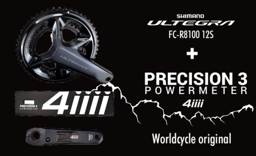 4iiii シマノ アルテグラ FC-R8100 12段 50-34T/52-36T＋PRECISION3 パワーメーター(左側のみ)