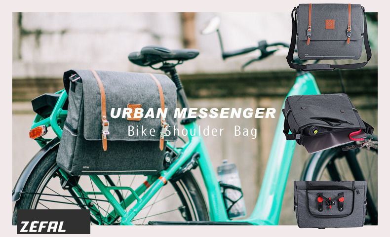 ゼファール(zefal) Urban Messenger Bag 11L グレー