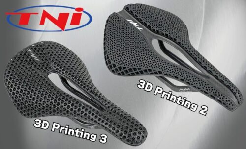 【TNI 3D printing2/printing3 サドル ブラック カーボンレール】